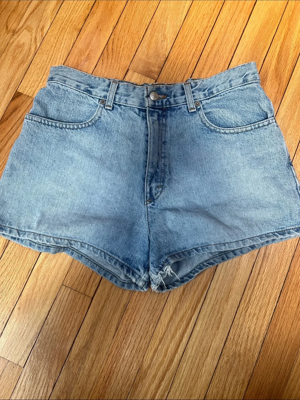 VINTAGE J. Crew Light Blue Denim High-Rise Jean Shorts